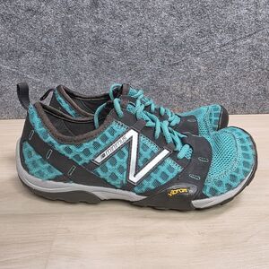 New Balance Minimus Trail Running Shoes Vibram Sole Green WT10CG Womens Size 7.5